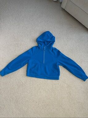 Lululemon Scuba Half-Zip Hoodie in Poolside